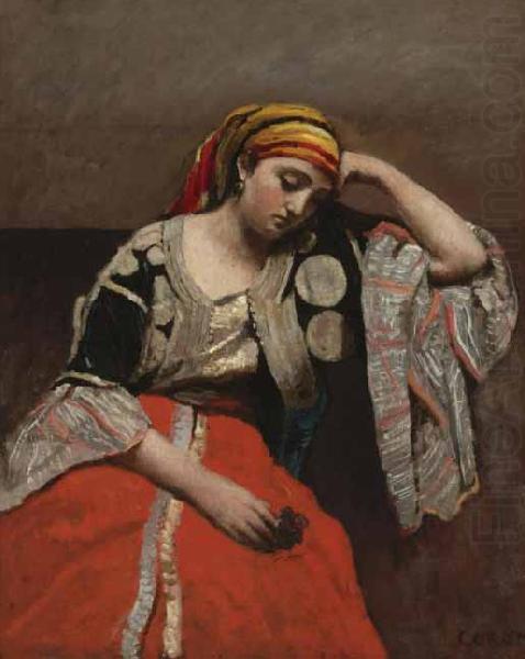 Jean Baptiste Camille  Corot Juive dAlger china oil painting image